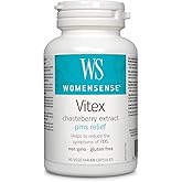 WomenSense Vitex Chasteberry Extract, 90 Veg Caps, PMS Relief, Vegan, Gluten Free, Non-GMO, Proudly Canadian