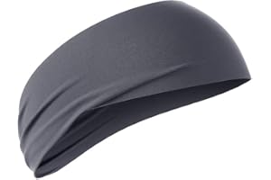 GNEGNI Sports Headbands for Kids, Sweatbands for Girls and Boys Moisture Wicking Elastic Hairband for Toddler Children and Teenagers-Available in 2 Size