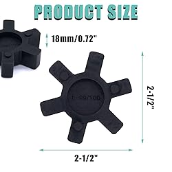 Flexible L100 NBR Rubber Spider Insert Solid Spider