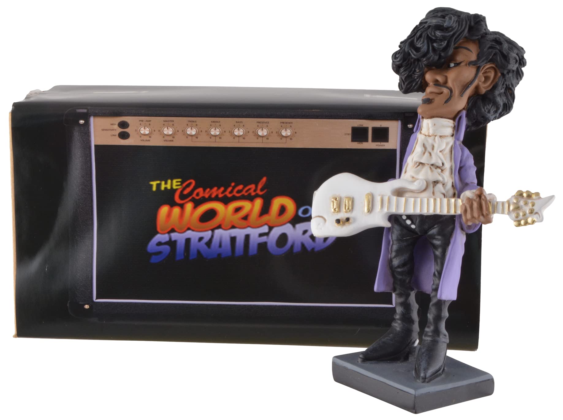 VOGLER Joh. Vogler GmbH Funny Life - Popstar Tafkap, Purple Rain, Made of Artificial Stone, Hand Painted, Warren Stratford Collection
