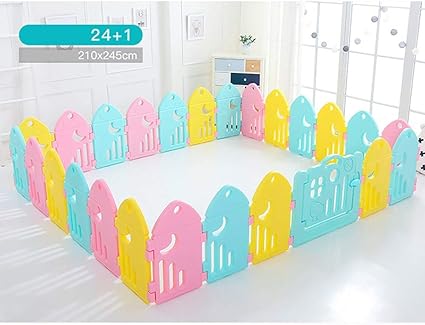Kunststoff Baby Laufstall Baby Absperrgitter Babys Nach Hause Kleinkind Zaun Externes Turschloss Sicherheitsmatte Kinderspielplatz Geeignet Fur Babys Uber 6 Monate Amazon De Kuche Haushalt