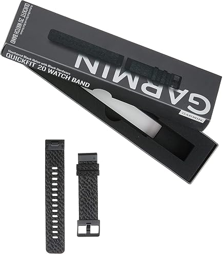 Amazon.com: Garmin QuickFit 20 mm Watch Band - Cream Heathered