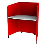 Learniture Workstation Privacy Carrel Study or Work