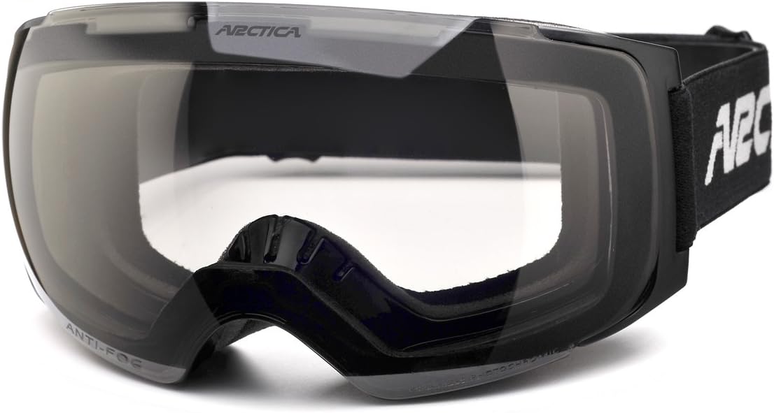 PHOTOCHROMIC & POLARIZED Arctica ® Ski & Snowboard Goggles G-105 WITH DOUBLE LENS SYSTEM