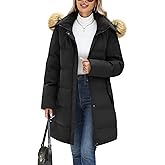 Jyanl Winter Coats For Women Puffer Down Parka Thicken Warm Hooded Jacket Snow Quilted Jacket Hoodie Detachable Fur Hood 2025