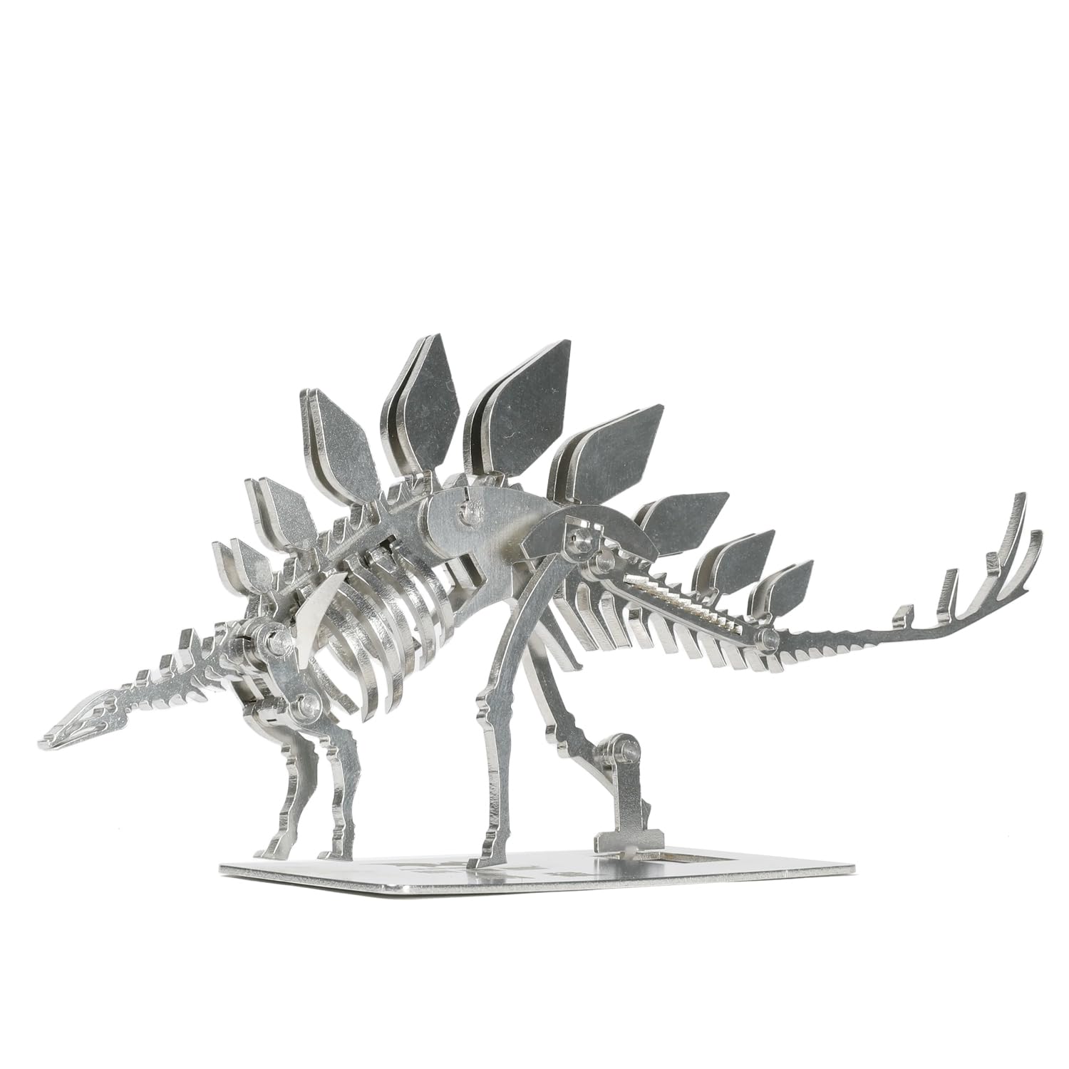 Kolotesame Stegosaurus 3D Metal Puzzle Wolf Model for Adults, DIY Dinosuar Skeleton Building Kit, Immersive Creative Puzzle Model for Men or 3D Building Enthusiasts Gift