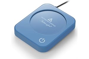 ANBANGLIN Coffee Mug Warmer, Smart Desk Cup Warmer with 3 Temperature Control & Auto Shut Off, Electric Heating for Candle, Milk, Tea, Beverage (Sky Blue)