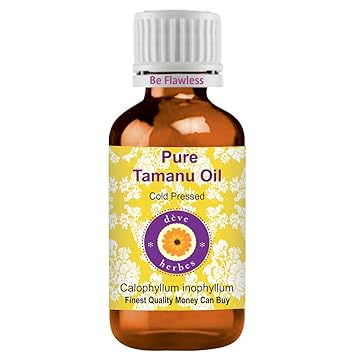 Deve Herbes Pure Tamanu Oil (Calophyllum inophyllum) Therapeutic Grade Cold Pressed 30ml