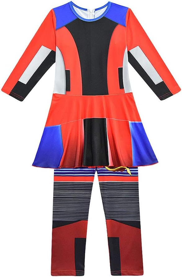 Dragon Mal Costume for Children/Adult, Audrey/Carlos/Evie/Jay/Celia Halloween Party Costume Dress for Girls Women