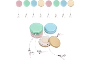 NUOBESTY 12 Pcs Phone Screen Cleaner Macaron Smartphone Cleaning Wipes Decorative Pendant Cellphone Lanyards Cleaning Brush for Mobile Phone Computer, Random Color