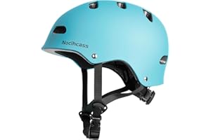 Nocihcass Skateboard Bike Helmet,Multi-Sport with Premium Safety & Ventilation,Shock-Absorbing,Adjustable for Cycling Scooter Commuter Skate Protection for Youth Adult
