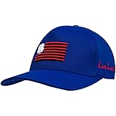 Black Clover Clover Nation 6 Hat White/Red Clover Nation Flag/Navy One Size