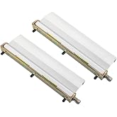 182496 Swing Out Extension Bracket, Truck Camper Jack Swing Away Bracket for Easy Access &amp; Space Saving | White (2 Packs)