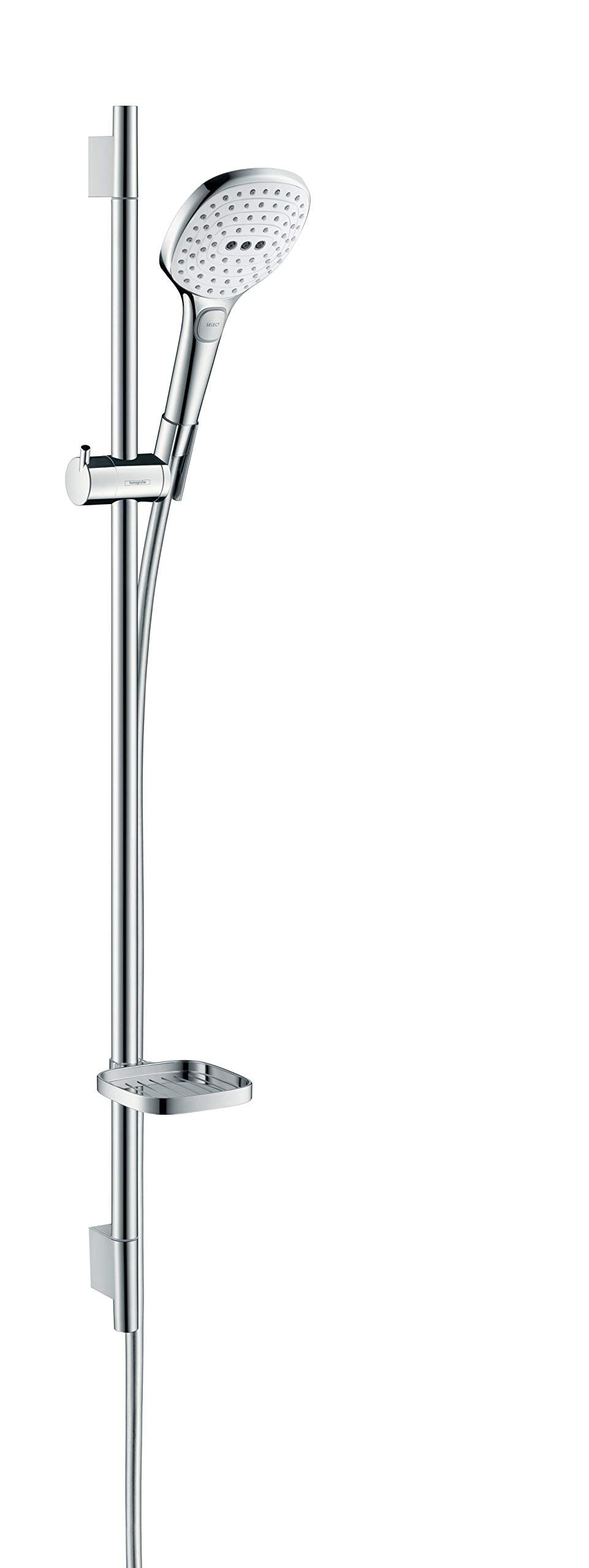 hansgrohe Raindance Select E Shower set 120 3jet EcoSmart 9 l/min with shower rail 90 cm and soap dish