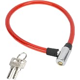 SPYMINNPOO Bike Lock Cable with Key Steel Wire Portable Cable Lock Security Bike Lock for Bike Motorcycle Gate 3 Colors