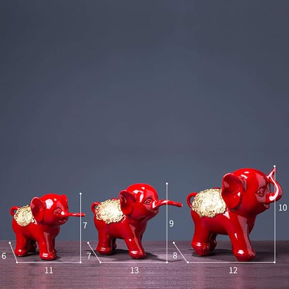 WLZD Decoracion Decorativas Vintage Elefante Sala de Estar decoración