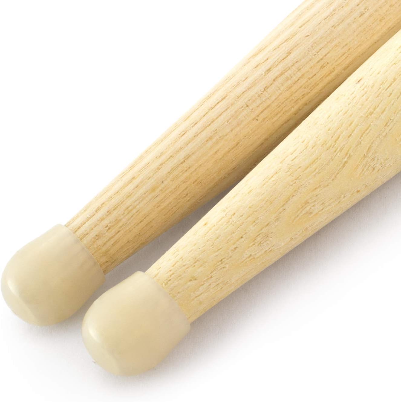 Tiger 5B Hickory Drumsticks with Nylon Tips, Natural - Image 4