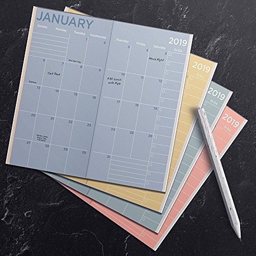 Time Factory Floral 3.5" x 6.5" January 2019-December 2020 2-Year Pocket Planner (19-7099) - Thumbnail 7