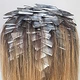 Framar Silver Embossed Pop Up Hair Foil 500 Sheets 5x11 Non Slip Embossed view 7