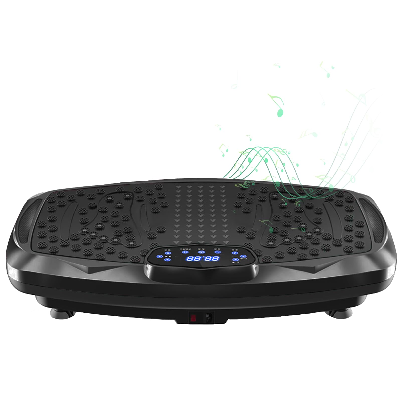 Photo 1 of NIMTO Vibration Plate Exercise Machine Whole Body Workout Vibration Fitness Platform for Home Fitness & Weight Loss + BT + Remote, 99 Levels (Black)