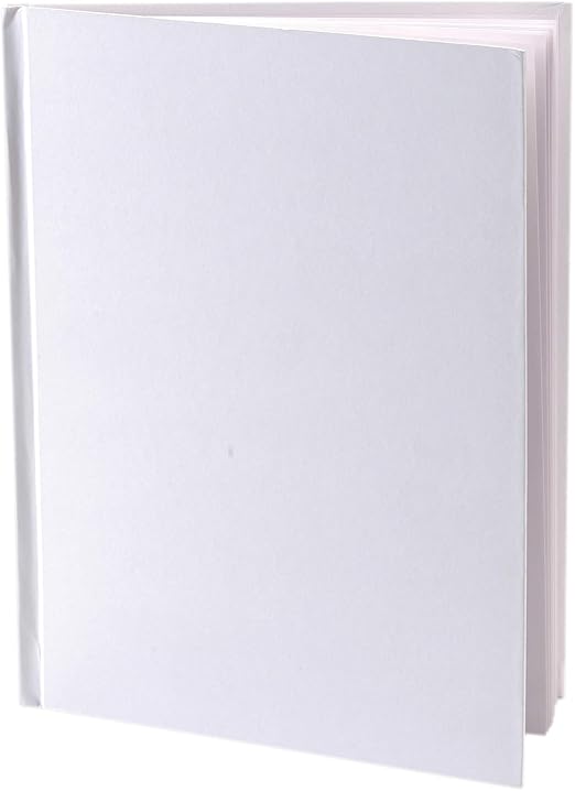 White Hardcover Blank Book Amazon.co.uk Toys & Games
