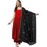 Chandrakala Cotton Blend Dupatta for Women, Shawl Scarf Wrap Chunni (D286-P)