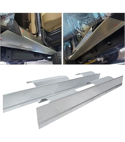 Bed Side Rail Protector Left Driver Side For 2019-2023 Ford Ranger - Textured Black PP Plastic