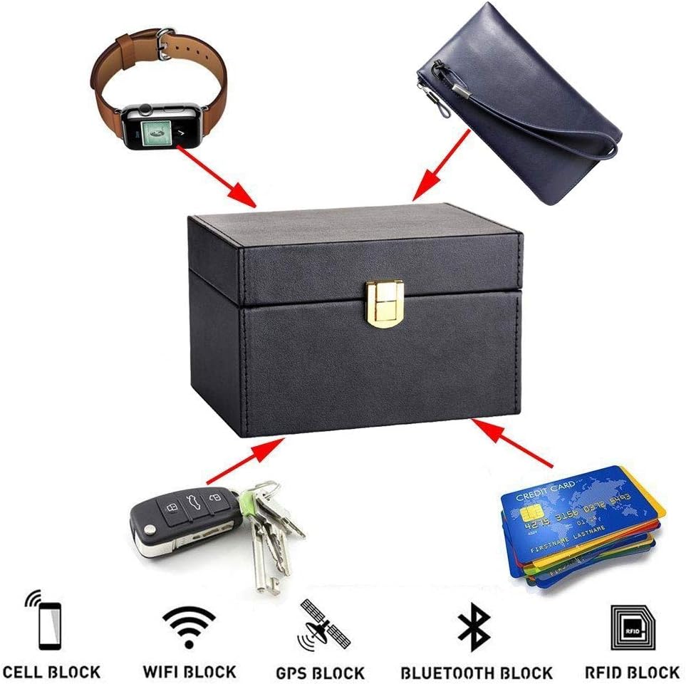 Faraday Cage Key Fob Protector Case RFID Blocking Key Signal Blocker