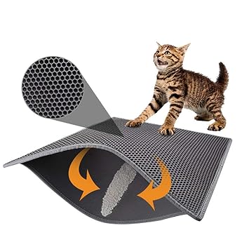 Amazon Com Bycws Cat Litter Mat Anti Tracking Litter Mat Of