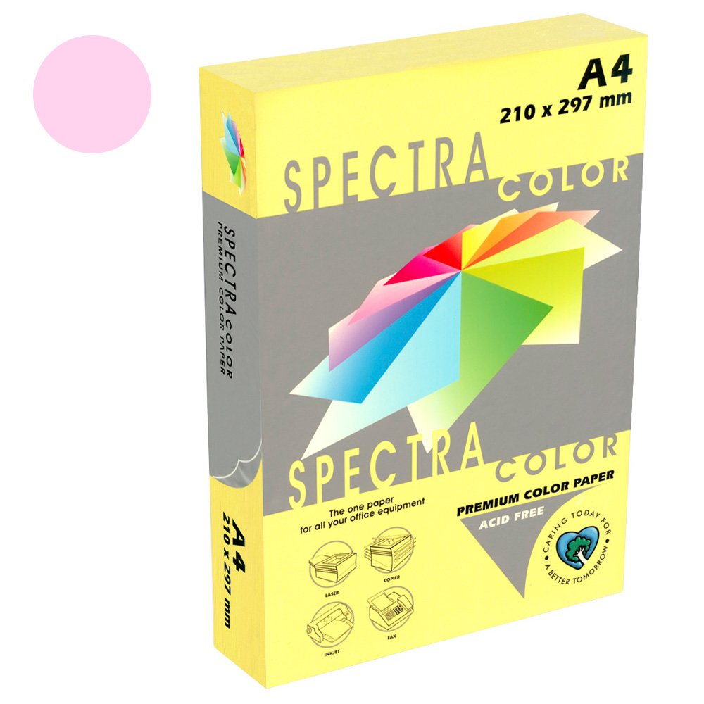 Spectra it170 – Color Paper, Package 500 Sheets, A4, Pastel Pink