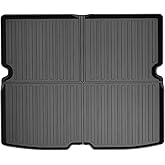 Powerty Cargo Mat Custom Fit for Mitsubishi Outlander 2022-2025 2026 Accessories Cargo Liner Behind 2nd Row Rear Trunk Mat (Not for PHEV or Sport Models)