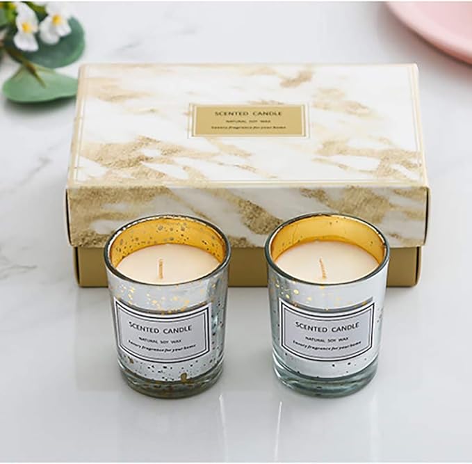 MYHXQ Scented Candle Gift Set,Starry Cup Aromatherapy
