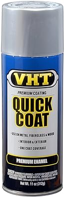 VHT SP525 Canette en émail acrylique en chrome argenté Quick Coat