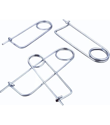 INCREWAY M6*200 Heavy Duty Wire Lock Pin 2pcs Large Shaft Safety