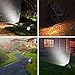 Solar Lights 2-in-1 Waterproof 9 LEDs Solar Spotlight Outdoor Adjustable Wall Light Landscape Light Security Lighting Dark Sensing Auto On/Off for Patio Deck Yard Garden Driveway Pool, 4 Pack