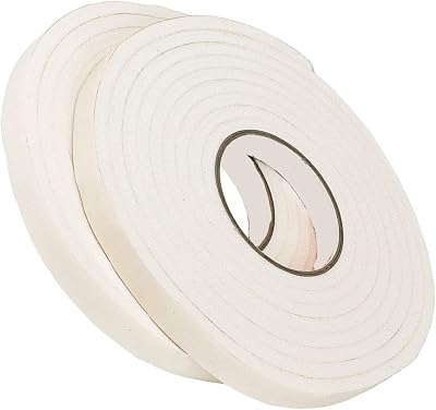 Glamza Draught Excluder Tape 10 Metres Window Door Seal Insulation 9x5mm