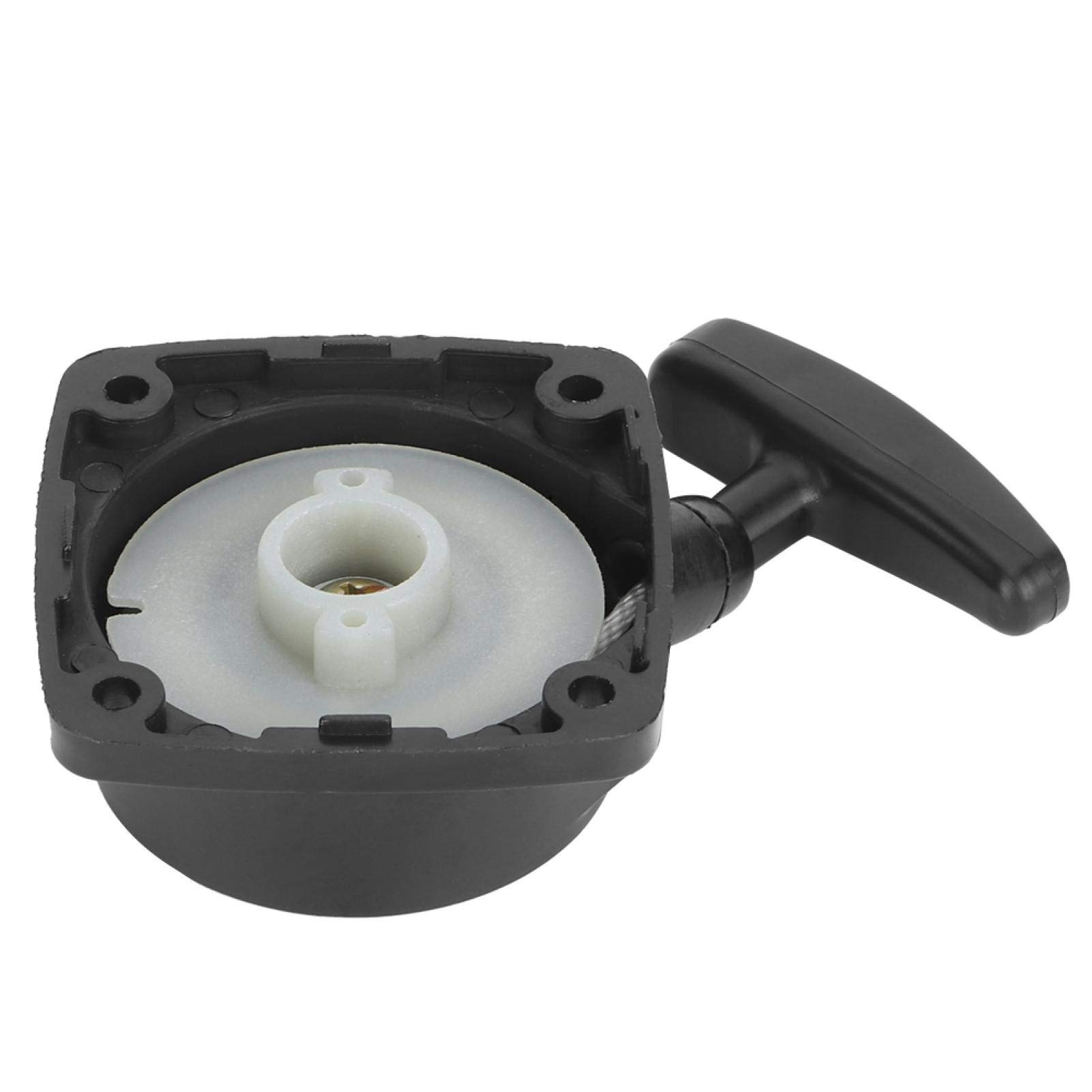 7cm*7cm Pull Starter, 23CC Pull Recoil Starter Start Assembly, ABS Pull Starter Recoil, Hand Pull Start with Recoil Hedge Trimmer Spare Parts Compatible with 1E32F Motor