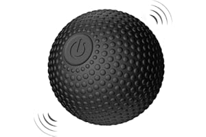 MEXITOP Massage Ball, Heated Vibrating Massage Ball 120℉ Electric Vibration Ball for Physical Therapy Massage Fascia Ball for Deep Tissue Massage Mini Size - Black