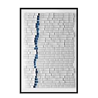 Framed Canvas Wall Art Abstract Texure Canvas Prints Home Artwork Decoration for Living Room,Bedroom - 16x24 inches