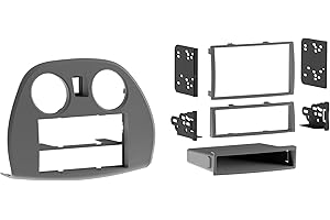 Metra 99-7010 Single DIN/Double DIN Installation Kit for 2006-2007 Mitsubishi Eclipse Vehicles (Black)