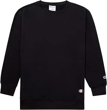 Champion Crewneck Fleece Sweatshirt for Men's Big and Tall with Script Logo at Amazon Menâs 