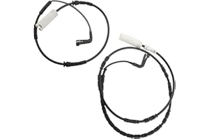 WEDOAUTO Front and Rear Brake Pad Wear Sensor Fit for BMW 128i 135i 325i 325xi 328i 328xi 330i 330xi 335d 335i 335is 335xi M3 Replace# 34356789440 + 34356789445
