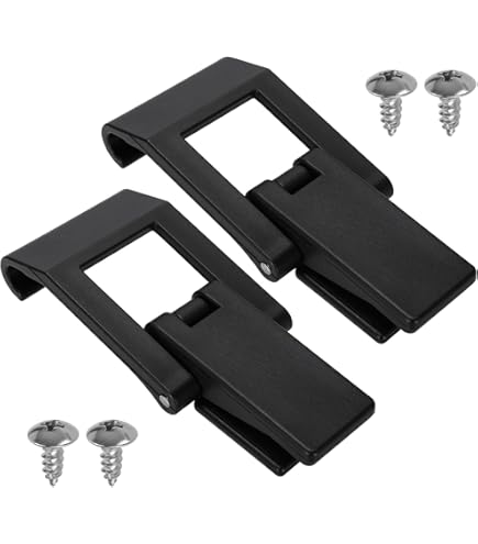 Cambro 60264 Small 2-Hole Plastic Latch w/ 2 Screws for