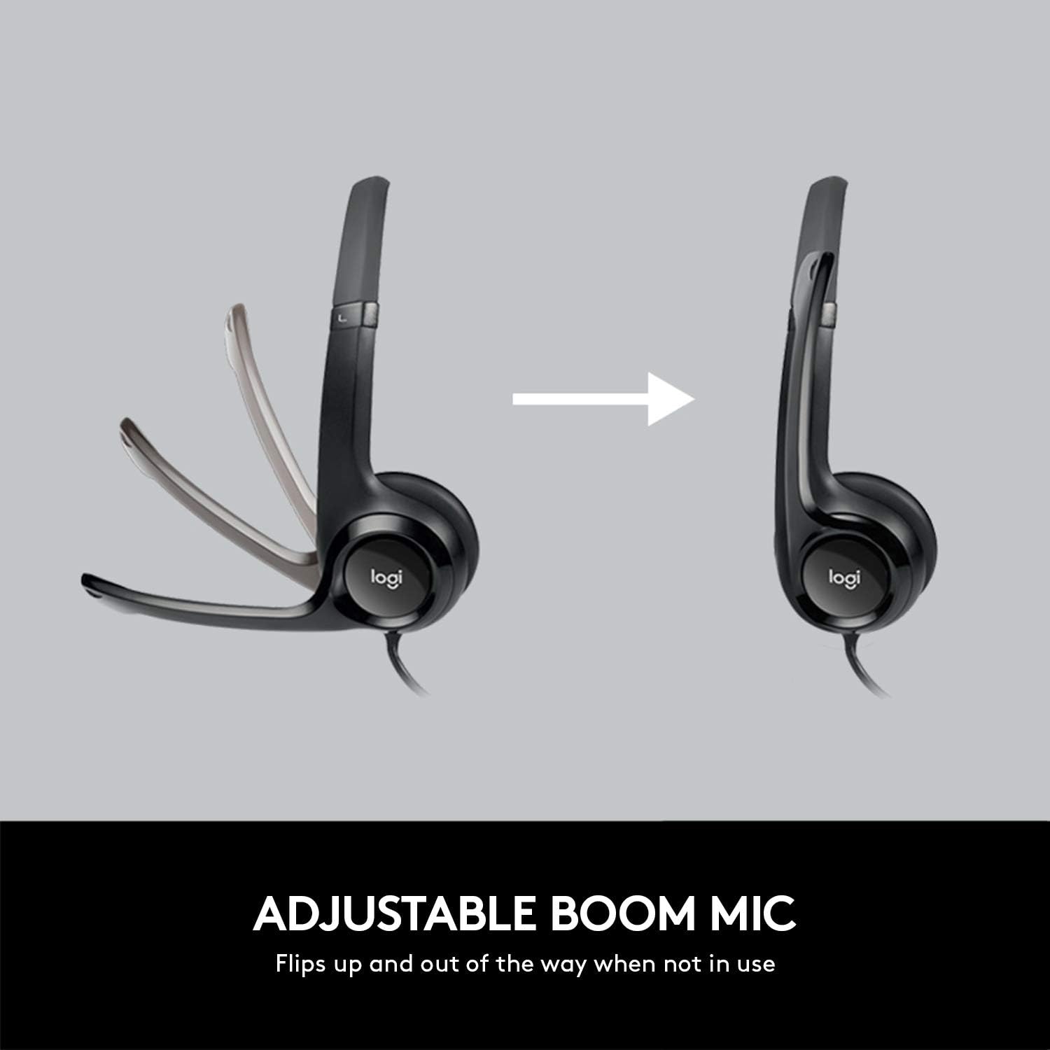 Logitech USB Headset H390 with Noise Cancelling Mic: Electronics