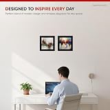 Alison Kingsgate Modern 10x10 Black Picture Frame Engineered Wood view 4