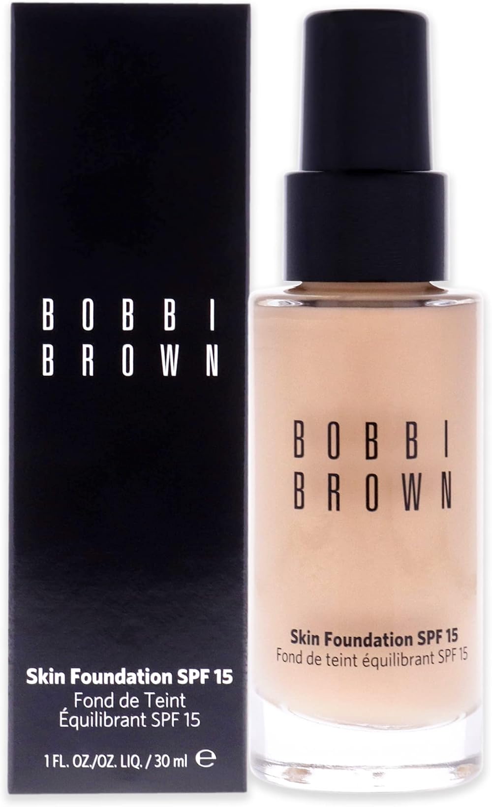 Bobbi Brown Skin Foundation SPF 15 Warm Sand 2.5 30ml Liquid Long Lasting Matt