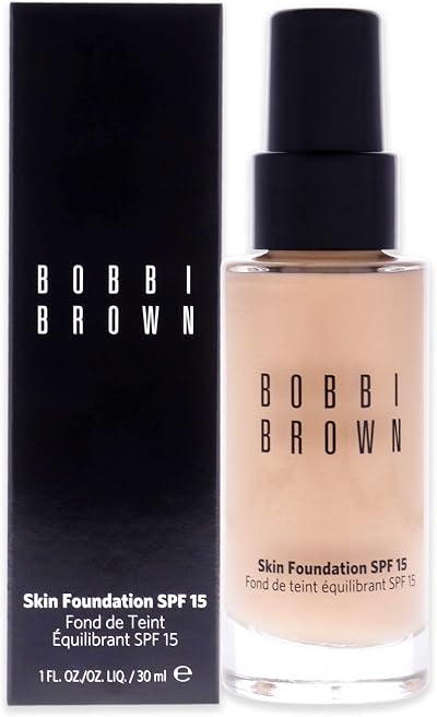 Bobbi Brown Skin Foundation SPF 15 Warm Sand 2.5 30ml Liquid Long Lasting Matt