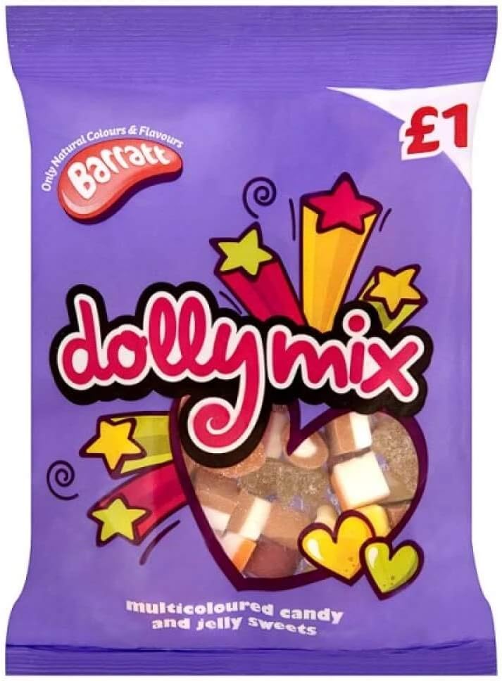 Barratt Dolly Mix Multicoloured Candy and Jelly Sweets, 150g Amazon.co.uk Grocery