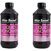 Mia Secret Liquid Monomer Professional Acrylic System, 8 oz. - 2 Pack