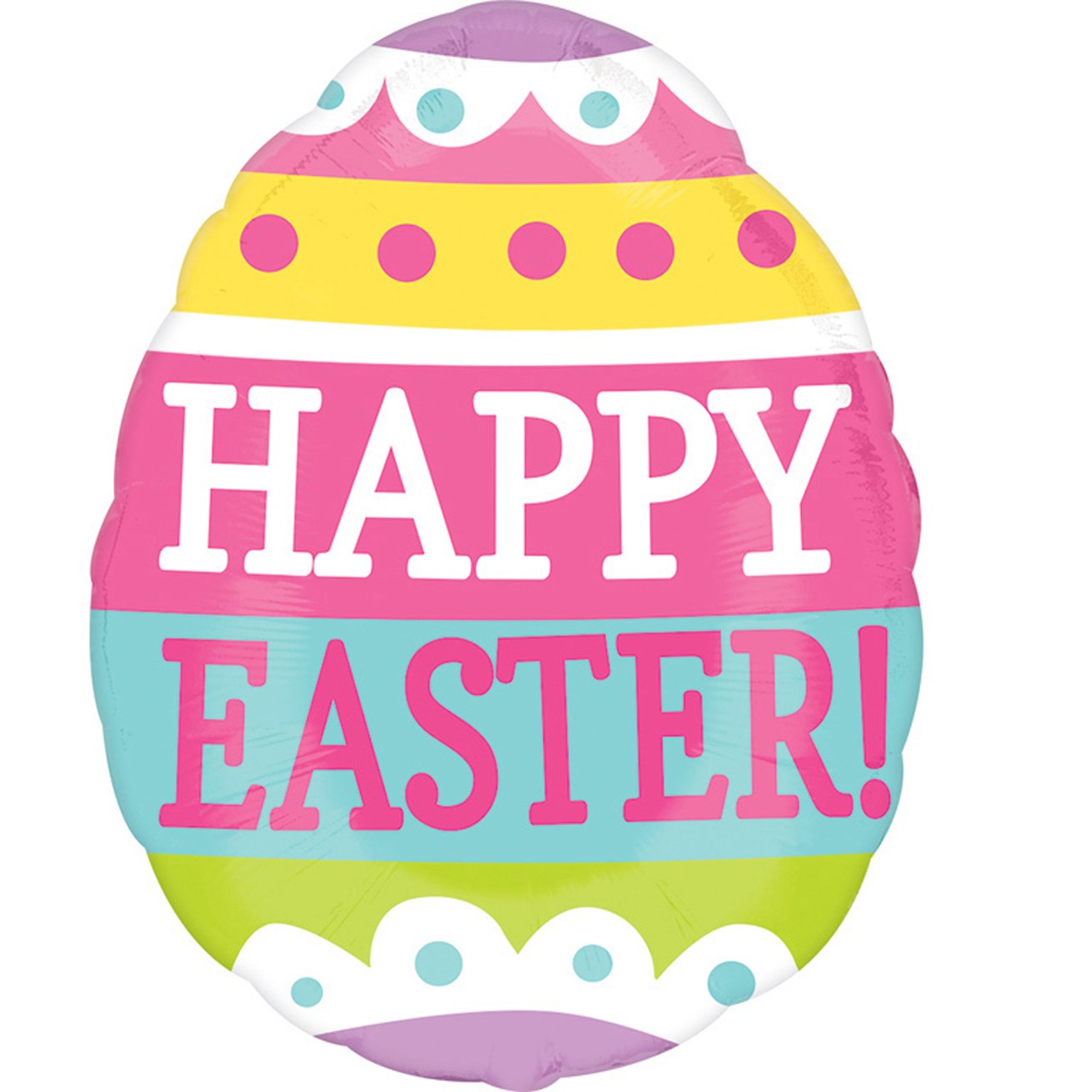 Anagram 3700701 Junior Shape Foil Balloon 1 Each Eaest Easter Egg
